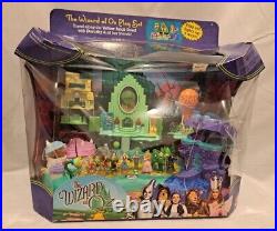 Vintage Wizard of Oz Play Set Polly Pocket Dorothy Scarecrow Tin man Lion New