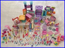 Vintage Y2K HUGE LOT Polly Pocket Dolls Clothes Accessories Playsets Car Ect