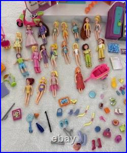 Vintage Y2K HUGE LOT Polly Pocket Dolls Clothes Accessories Playsets Car Ect