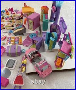 Vintage Y2K HUGE LOT Polly Pocket Dolls Clothes Accessories Playsets Car Ect