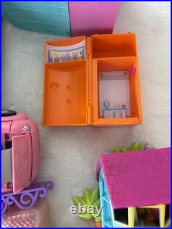 Vintage Y2K HUGE LOT Polly Pocket Dolls Clothes Accessories Playsets Car Ect