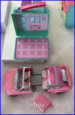 Vintage Y2K HUGE LOT Polly Pocket Dolls Clothes Accessories Playsets Car Ect