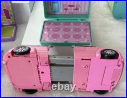 Vintage Y2K HUGE LOT Polly Pocket Dolls Clothes Accessories Playsets Car Ect