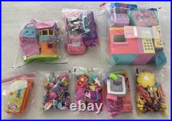 Vintage Y2K HUGE LOT Polly Pocket Dolls Clothes Accessories Playsets Car Ect