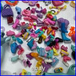 Vintage Y2K Polly Pocket Lot Dolls Rubber Clothes Accessories Disney Princess