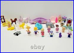 Vintage lot 20 plus Polly Pocket figures and accessories Bluebird miniature doll