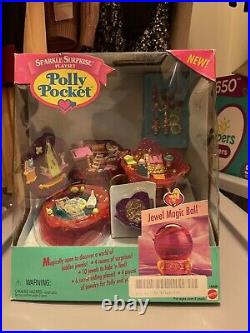 Vintage polly pocket Jewel Magic Ball NEW only box opened