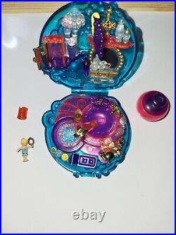 Vintage polly pocket polly's crystal bubble compact 1996 complete