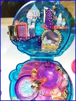 Vintage polly pocket polly's crystal bubble compact 1996 complete