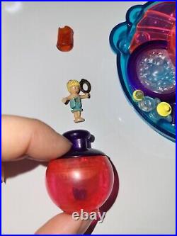 Vintage polly pocket polly's crystal bubble compact 1996 complete