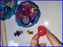 Vintage polly pocket polly's crystal bubble compact 1996 complete
