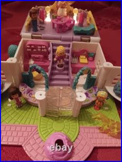 Vntg 1994 Polly Pocket Light Up Bridal Salon Working Lights With 5 Dolls