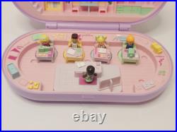 Vtg 1992 Polly Pocket Stampin' School 100% COMPLETE with Figures Stampers WORK