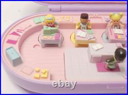 Vtg 1992 Polly Pocket Stampin' School 100% COMPLETE with Figures Stampers WORK