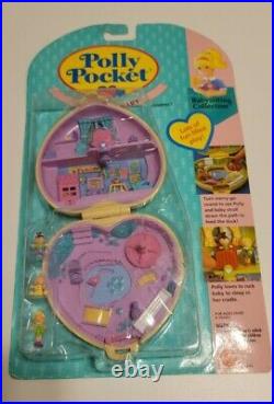 Vtg 1994 Bluebird Polly Pocket Babysitting Collection'Strollin Baby' (Sealed)