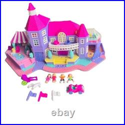 Vtg 1994 Polly Pocket Magical Mansion 100% COMPLETE 4 Dolls Car Horse Wagon
