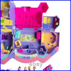 Vtg 1994 Polly Pocket Magical Mansion 100% COMPLETE 4 Dolls Car Horse Wagon