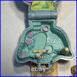 Vtg 1995 Polly Pocket POLLY LOVES PUPPY Bracelet Locket has 100% Complete
