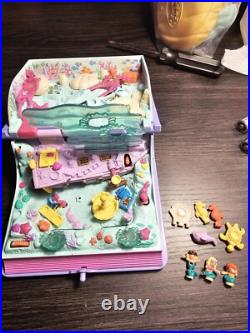 Vtg 1995 Polly Pocket Sparkling Mermaid Adventure Under The Sea Book COMPLETE