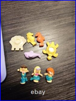 Vtg 1995 Polly Pocket Sparkling Mermaid Adventure Under The Sea Book COMPLETE