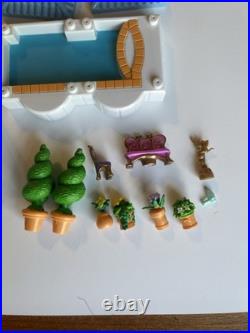 Vtg 1999 Polly Pocket Dream Builders Deluxe Mansion 100% COMPLETE Bluebird