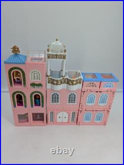 Vtg 1999 Polly Pocket Dream Builders Deluxe Mansion Playset Dollhouse 7 Rooms