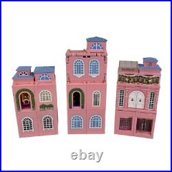 Vtg 1999 Polly Pocket Dream Builders Deluxe Mansion Playset Dollhouse 7 Rooms