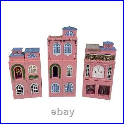 Vtg 1999 Polly Pocket Dream Builders Deluxe Mansion Playset Dollhouse 7 Rooms