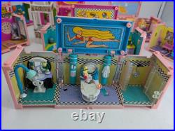 Vtg 1999 Polly Pocket Dream Builders Deluxe Mansion Playset Dollhouse 7 Rooms