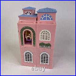 Vtg 1999 Polly Pocket Dream Builders Deluxe Mansion Playset Dollhouse 7 Rooms