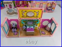Vtg 1999 Polly Pocket Dream Builders Deluxe Mansion Playset Dollhouse 7 Rooms