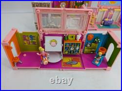 Vtg 1999 Polly Pocket Dream Builders Deluxe Mansion Playset Dollhouse 7 Rooms
