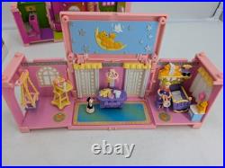 Vtg 1999 Polly Pocket Dream Builders Deluxe Mansion Playset Dollhouse 7 Rooms