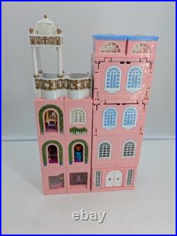 Vtg 1999 Polly Pocket Dream Builders Deluxe Mansion Playset Dollhouse 7 Rooms