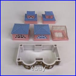 Vtg 1999 Polly Pocket Dream Builders Deluxe Mansion Playset Dollhouse 7 Rooms