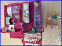 Vtg 90's Polly Pocket Bluebird Toys Lot Of 6 Play sets With Figures Vtg 90's Polly Pocket Bluebird Toys Lot Of 6 Play sets With Figures