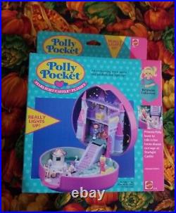 Vtg Bluebird Polly Pocket 1993 Starlight Castle Light Up Playset NRFB
