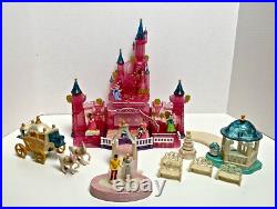 Vtg Disney Cinderella Polly Pocket Light-Up Pink Wedding Palace 99% Complete Vtg Disney Cinderella Polly Pocket Light-Up Pink Wedding Palace 99% Complete