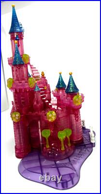 Vtg Disney Cinderella Polly Pocket Light-Up Pink Wedding Palace 99% Complete Vtg Disney Cinderella Polly Pocket Light-Up Pink Wedding Palace 99% Complete