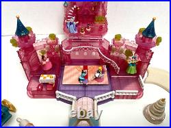 Vtg Disney Cinderella Polly Pocket Light-Up Pink Wedding Palace 99% Complete Vtg Disney Cinderella Polly Pocket Light-Up Pink Wedding Palace 99% Complete