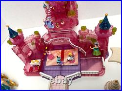 Vtg Disney Cinderella Polly Pocket Light-Up Pink Wedding Palace 99% Complete Vtg Disney Cinderella Polly Pocket Light-Up Pink Wedding Palace 99% Complete