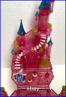 Vtg Disney Cinderella Polly Pocket Light-Up Pink Wedding Palace 99% Complete Vtg Disney Cinderella Polly Pocket Light-Up Pink Wedding Palace 99% Complete