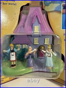 Vtg Disney Polly Pocket Tiny Collection Cinderella Stepmother's House Set NIP