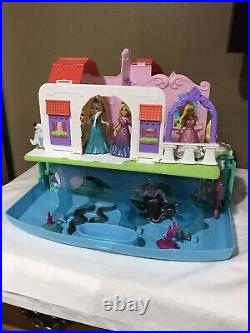 Vtg Disney The Little Mermaid Fold & Go Polly Pocket Playset Hard To Find