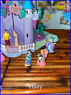 Vtg Disney's Cinderella Wedding Polly Pocket Palace Playset Bluebird Complete