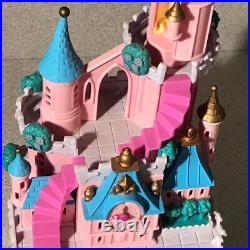Vtg Lot of 8 figures Polly Pocket Bluebird Cinderella Enchanted +2 Castles