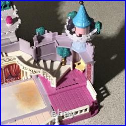 Vtg Lot of 8 figures Polly Pocket Bluebird Cinderella Enchanted +2 Castles