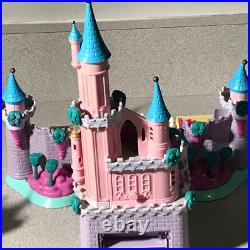 Vtg Lot of 8 figures Polly Pocket Bluebird Cinderella Enchanted +2 Castles