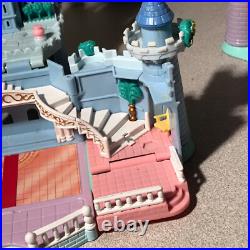 Vtg Lot of 8 figures Polly Pocket Bluebird Cinderella Enchanted +2 Castles