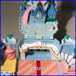 Vtg Lot of 8 figures Polly Pocket Bluebird Cinderella Enchanted +2 Castles